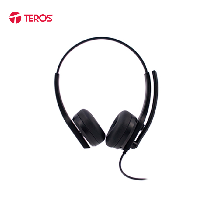AUDIFONO TEROS TE-8039CS USB CON MICROFONO ANTI-RUIDO NEGRO - 2