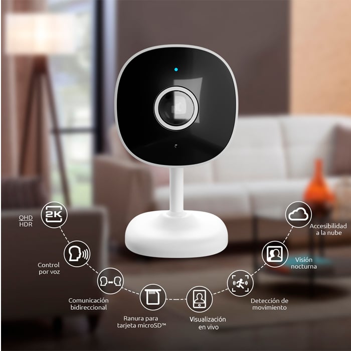 CAMARA DE SEGURIDAD NEXXT SMART 2K NHC-I710 CON AUDIO BIDIRECCIONAL Y WIFI - 2