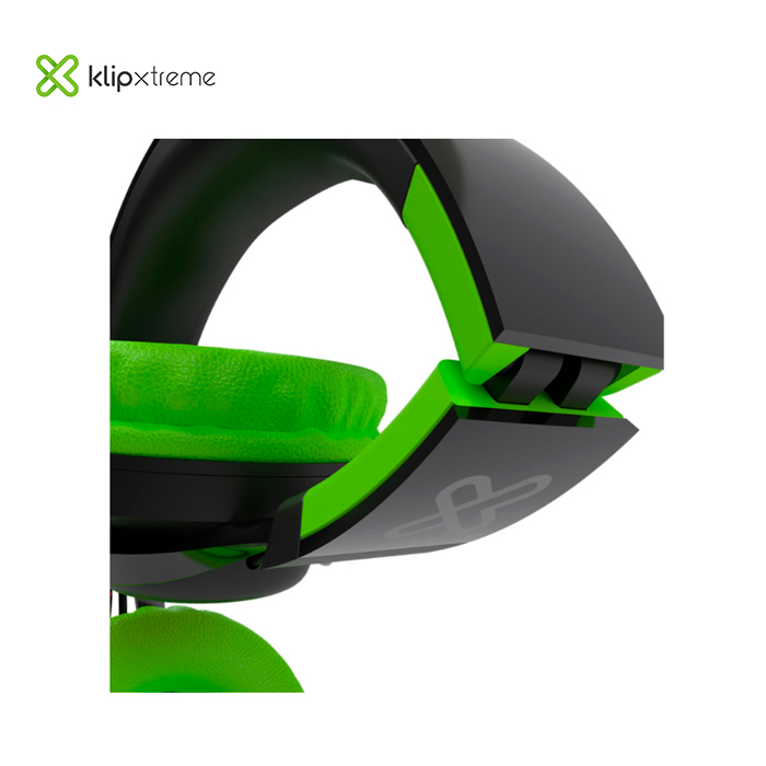 AUDIFONOS INALAMBRICOS KLIP XTREME LITEBLAST KHS-659 CON MICROFONO NEGRO Y VERDE - 4