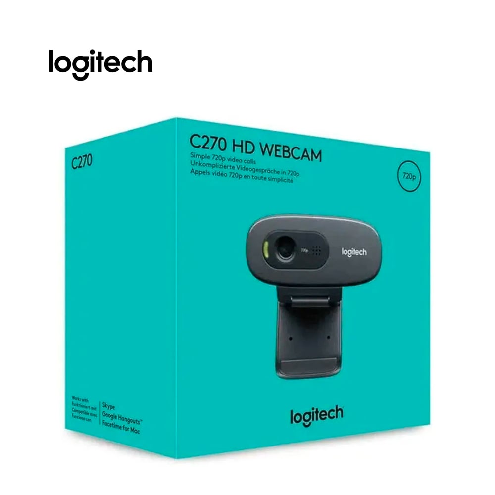 WEBCAM LOGITECH C270 HD 720P MICROFONO INTEGRADO USB - 4