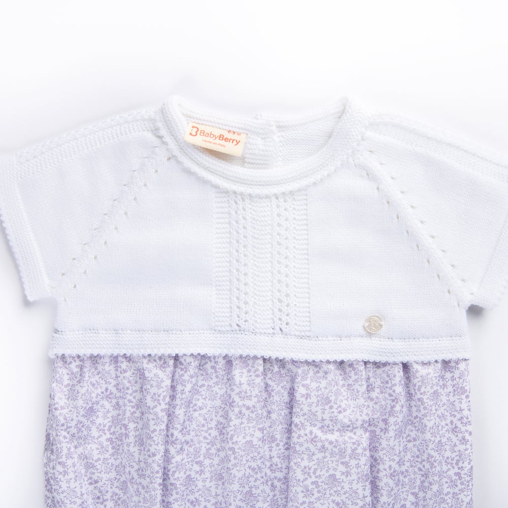 ROMPER TEJIDO EN ALGODÓN PARA BEBE - 3