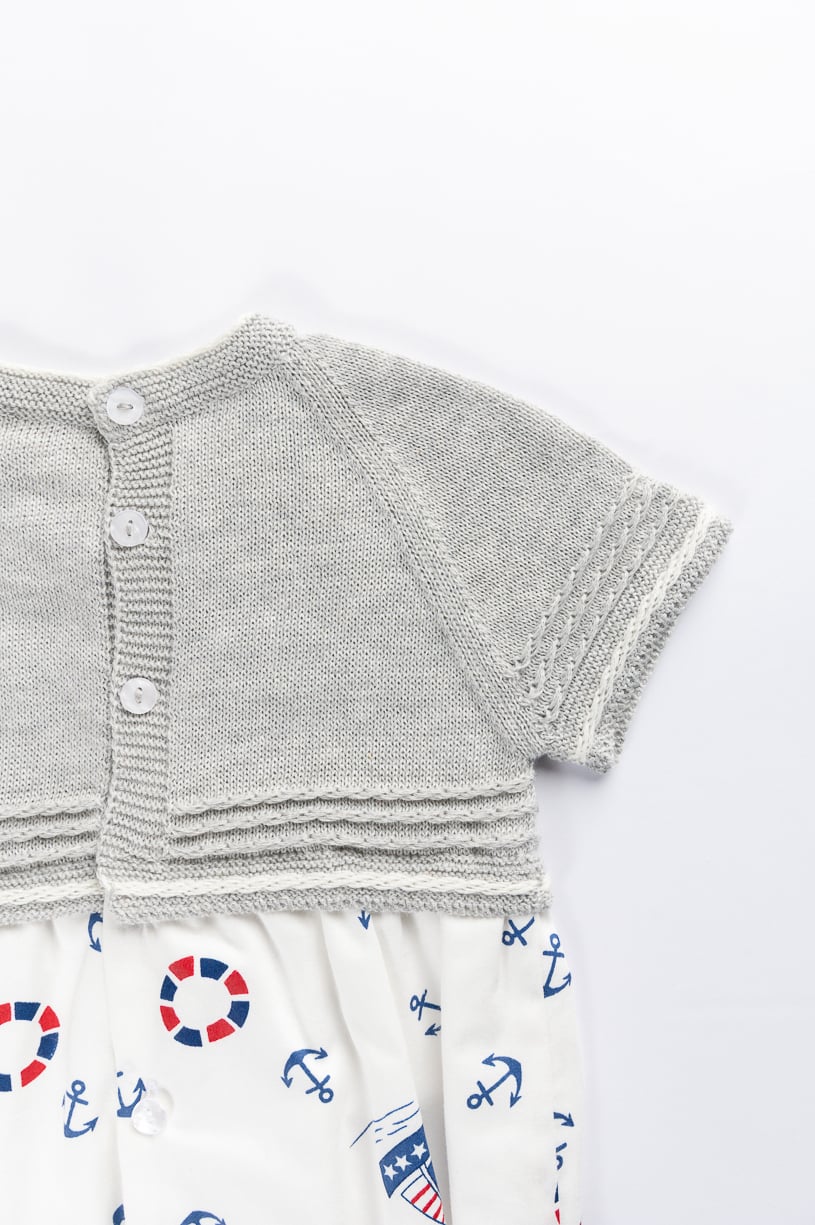 ROMPER TEJIDO EN ALGODÓN PARA BEBE - 2