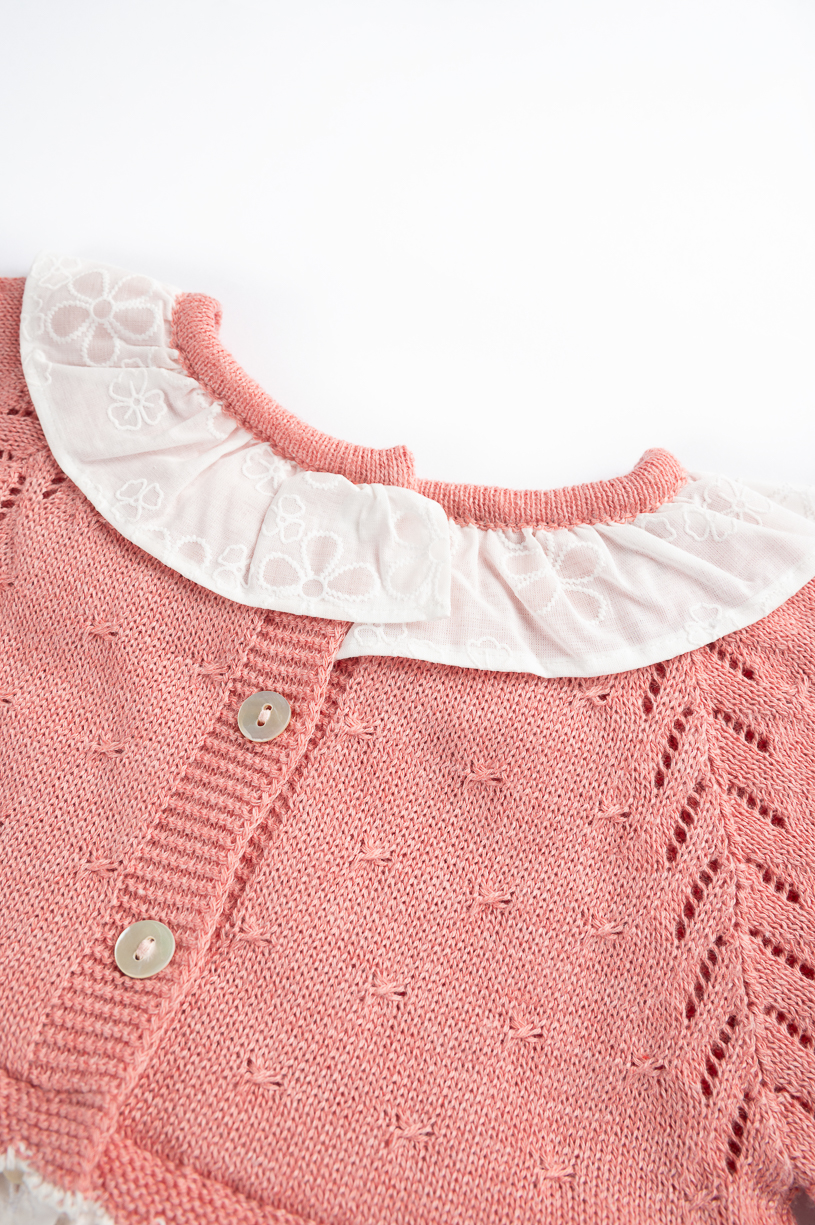 VESTIDO TEJIDO EN ALGODÓN PARA BEBE - 2