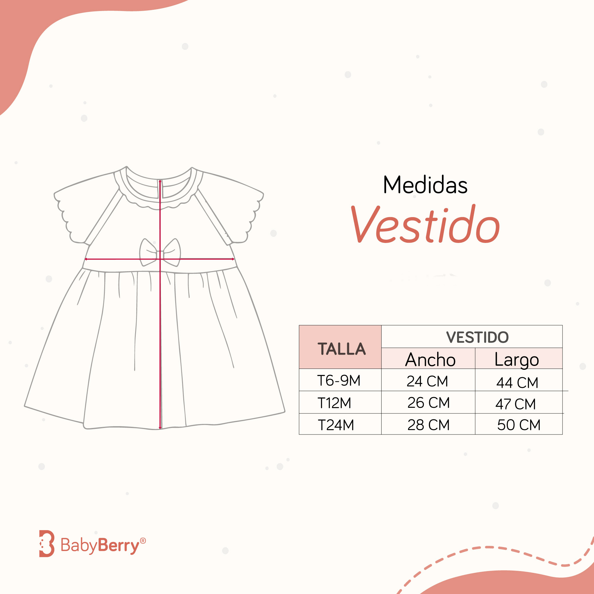 VESTIDO TEJIDO EN ALGODÓN PARA BEBE - 4