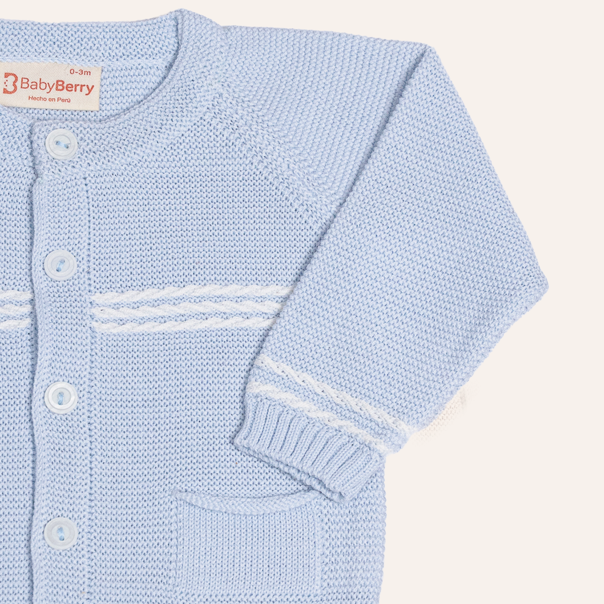 CONJUNTO TEJIDO PARA BEBE DE 3 PIEZAS - 2