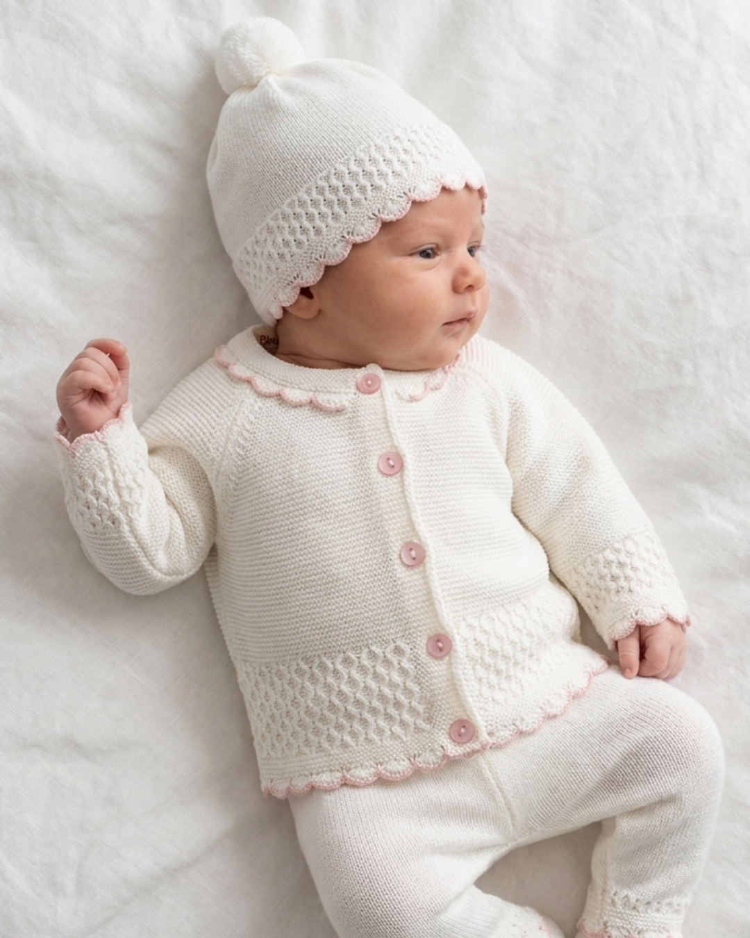CONJUNTO TEJIDO PARA BEBE DE 3 PIEZAS - 2