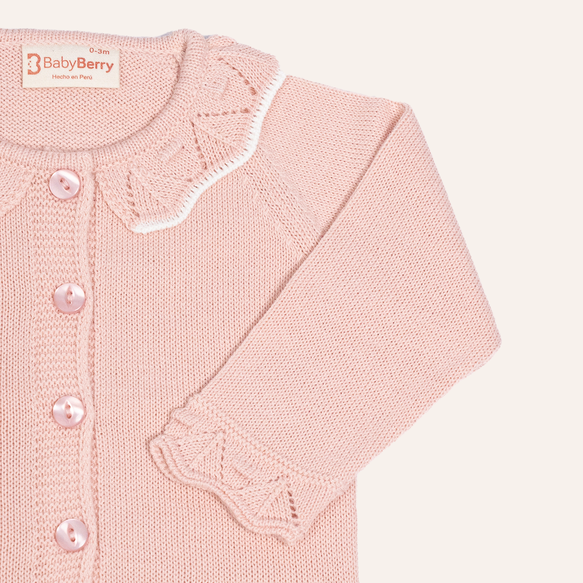 CONJUNTO TEJIDO PARA BEBE DE 3 PIEZAS - 2