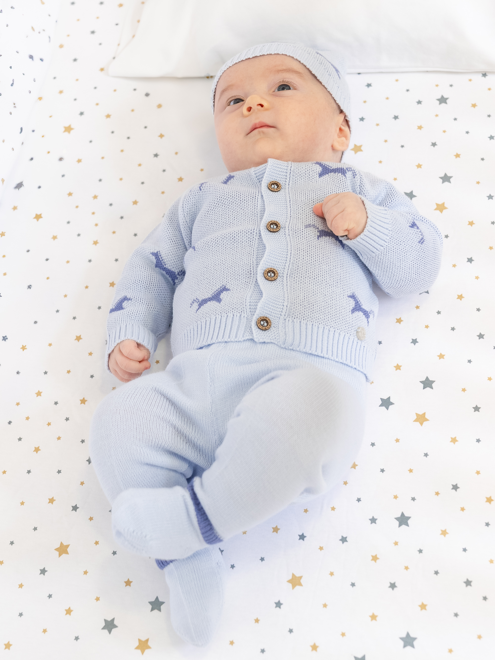 CONJUNTO TEJIDO PARA BEBE DE 3 PIEZAS - 1