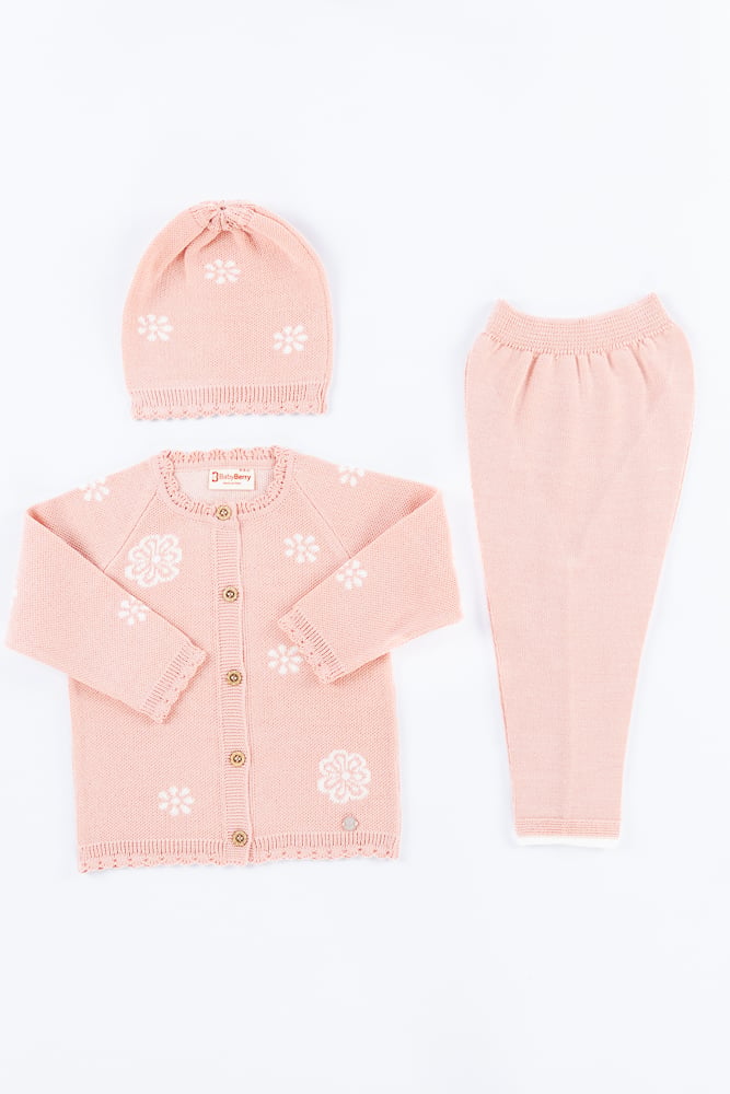CONJUNTO TEJIDO PARA BEBE DE 3 PIEZAS - 1