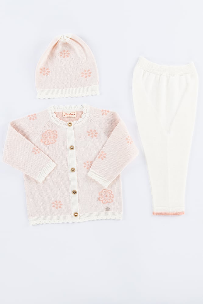 CONJUNTO TEJIDO PARA BEBE DE 3 PIEZAS - 1