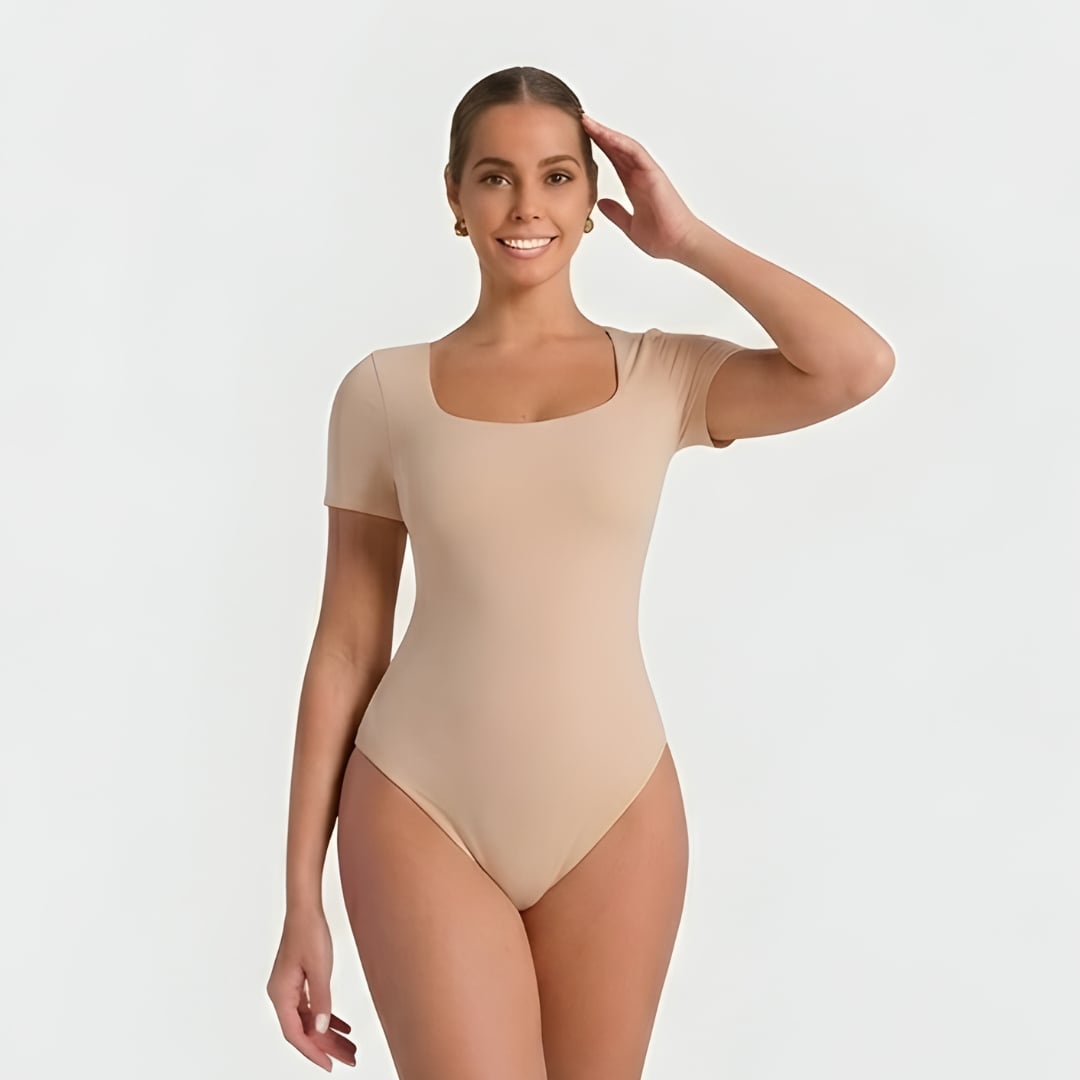 BODY MOLDEADOR MANGA CORTA - 1