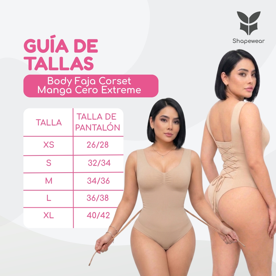 BODY FAJA CORSET MANGA CERO EXTREME - 2