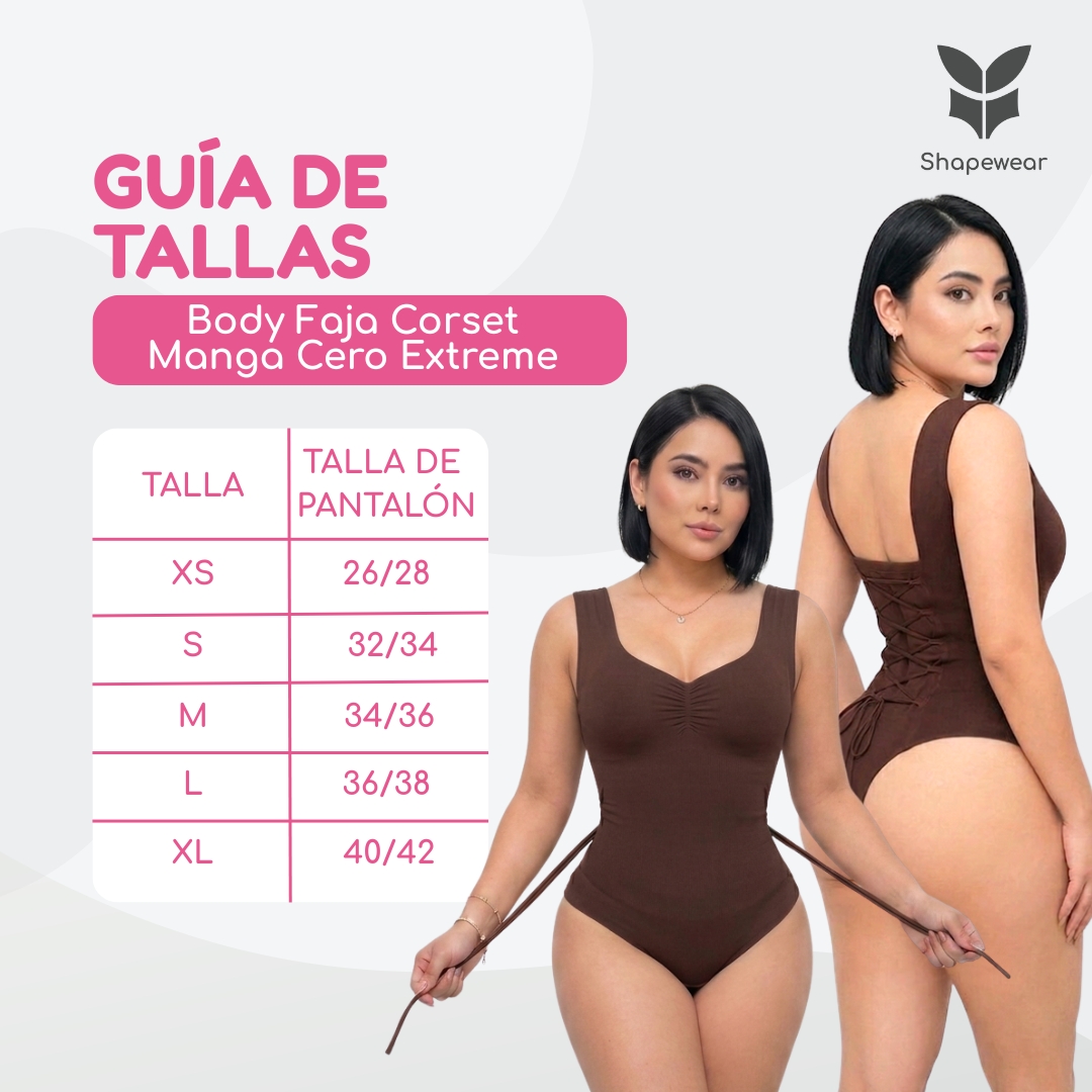 BODY FAJA CORSET MANGA CERO EXTREME - 2