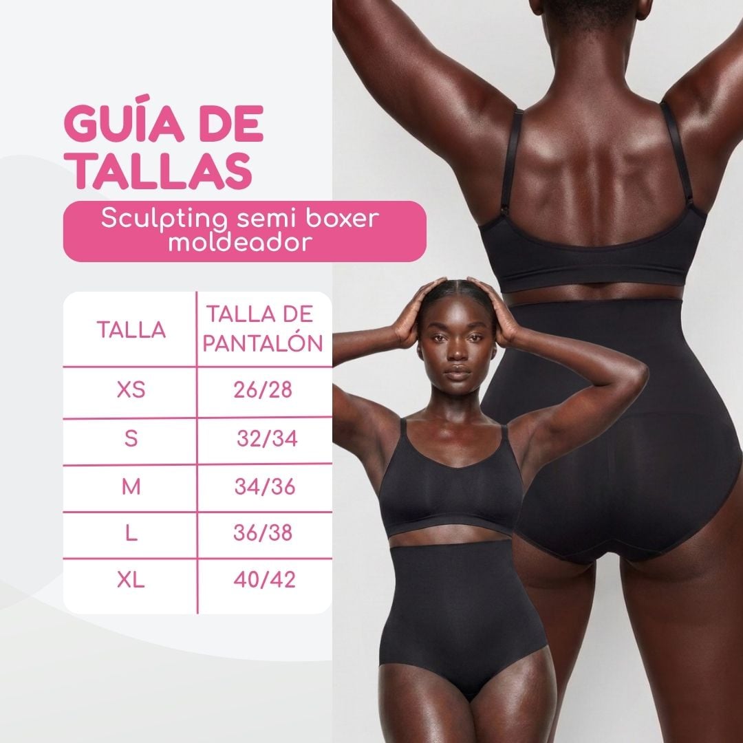 SCULPTING SEMI BOXER MOLDEADORA TIRO ALTO - 2