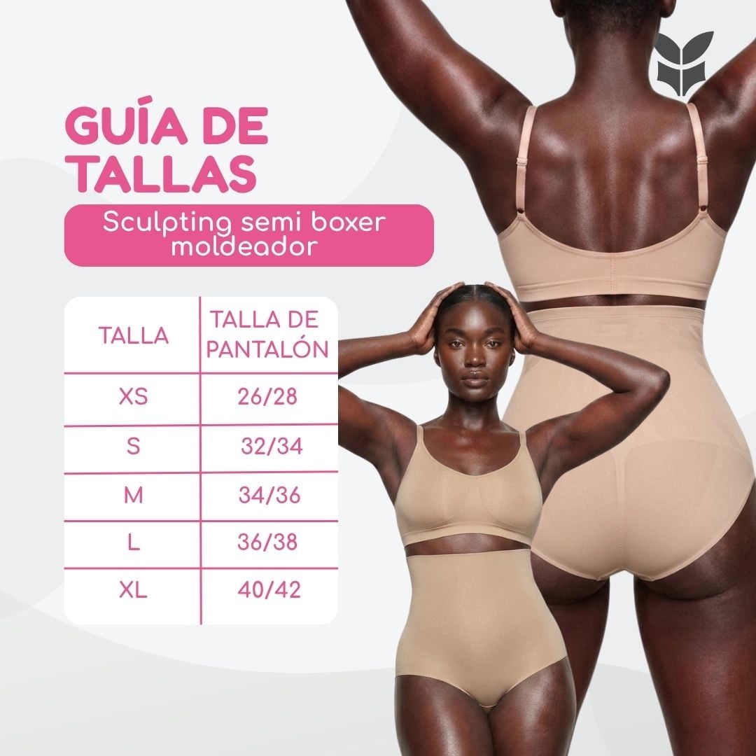 SCULPTING SEMI BOXER MOLDEADORA TIRO ALTO - 2