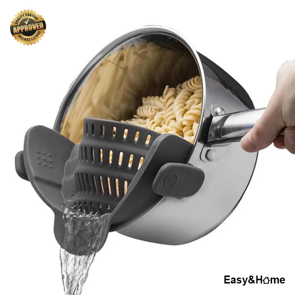COLADOR ESCURRIDOR DE SILICONA CON CLIP PARA OLLAS HYC280050 - 3