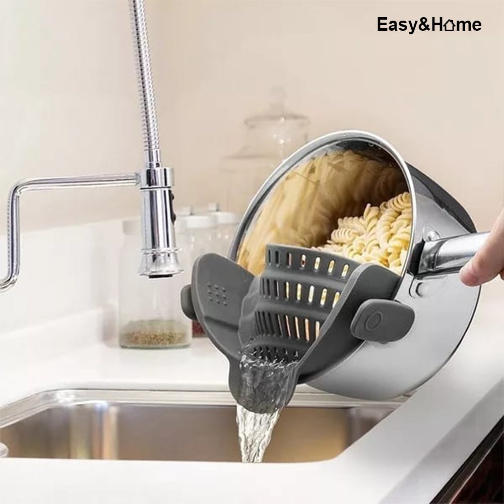 COLADOR ESCURRIDOR DE SILICONA CON CLIP PARA OLLAS HYC280050 - 4