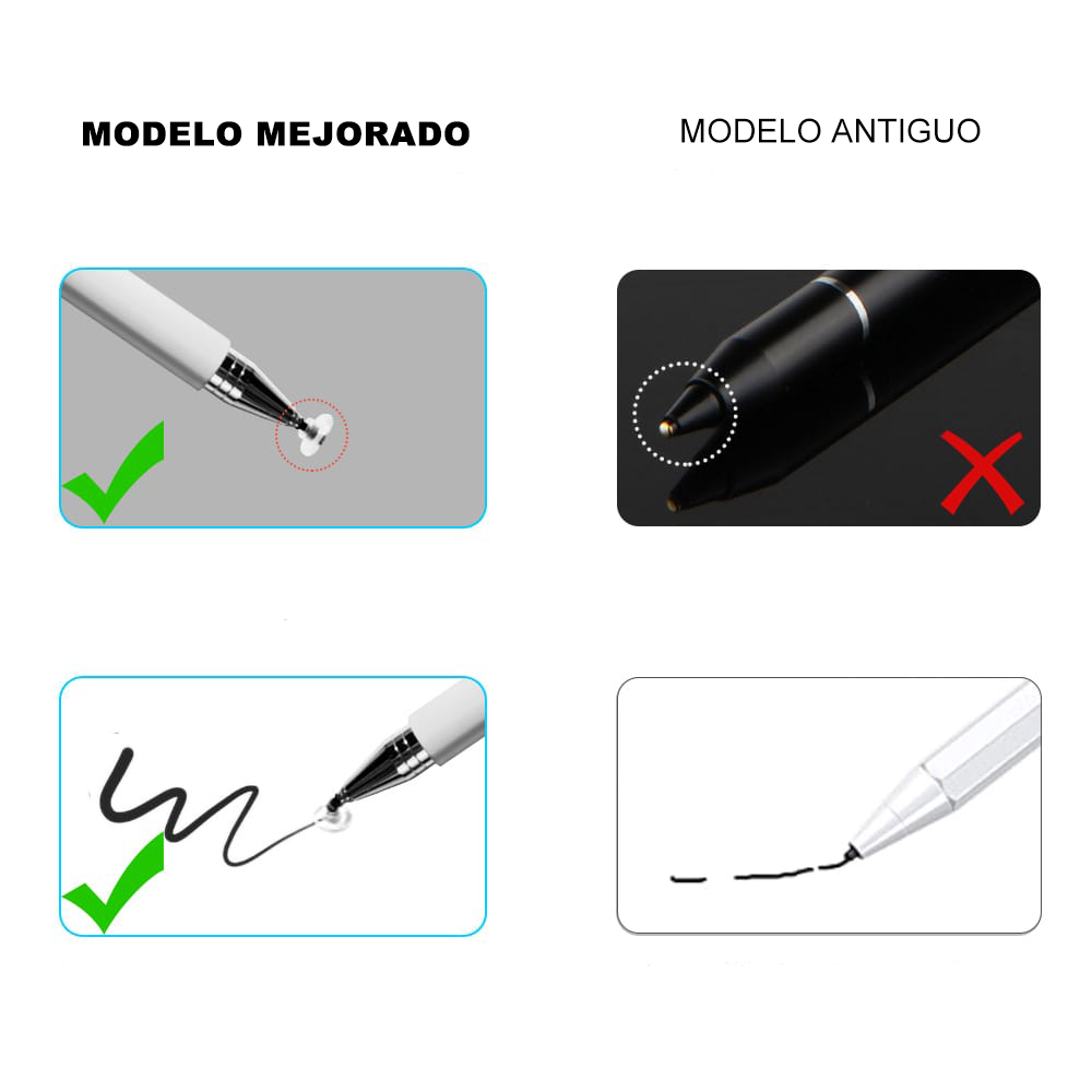 LÁPIZ UNIVERSAL CAPACITIVO PARA APPLEIPHONEIPAD ALTA SENSIBILIDAD Y PUNTA FINA CON TAPA MAGNÉTICA - 3