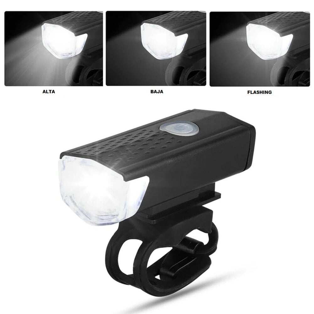 LUCES PARA BICICLETA FARO DELANTERO Y TRASERO RECARGABLE - 5