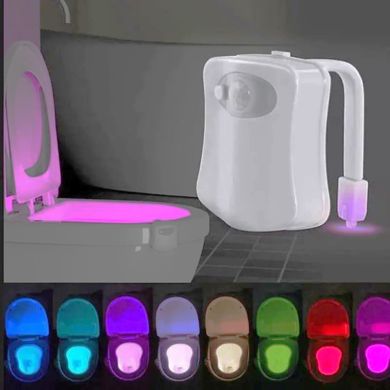 LUZ DE INODORO SENSOR LUZ NOCTURNA LED PARA BAÑO - 1