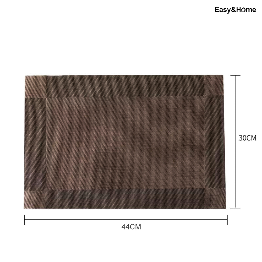 MANTEL INDIVIDUAL RECTANGULAR SET X 4 DE MESA MINIMALISTA EASYYHOME - 2