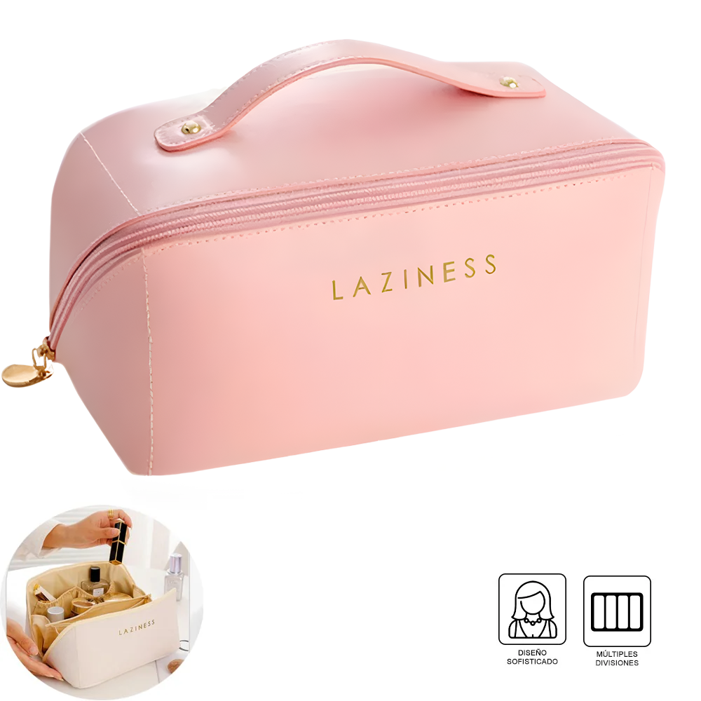 NECESER ESTUCHE DE COSMÉTICOS PU CON ASA - 1