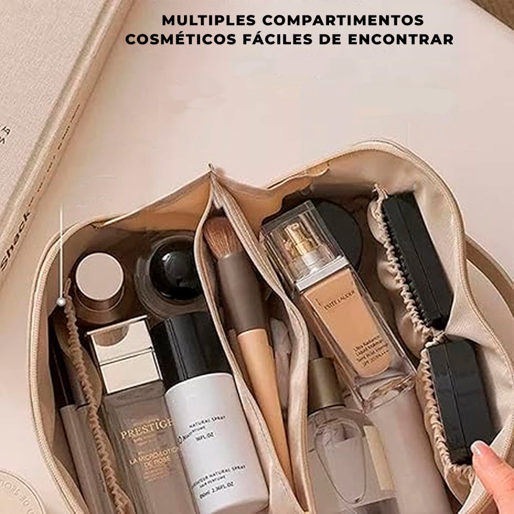 NECESER ESTUCHE DE COSMÉTICOS PU CON ASA - 2