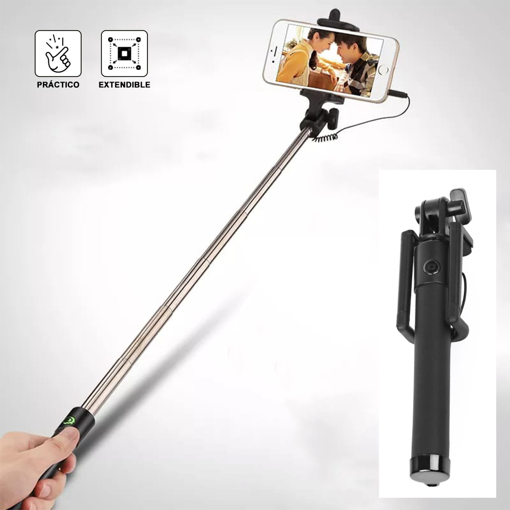 PALO DE SELFIE STICK NEGRO APC230014 - 1