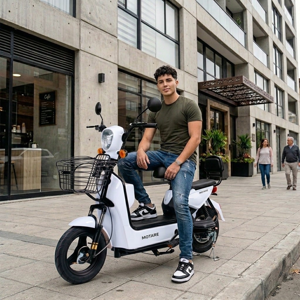BICIMOTO ELECTRIC MOTARE FLASH 500W BLANCO - 2