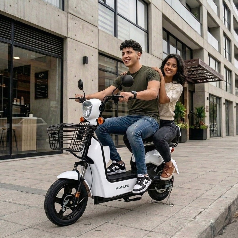 BICIMOTO ELECTRIC MOTARE FLASH 500W BLANCO - 3