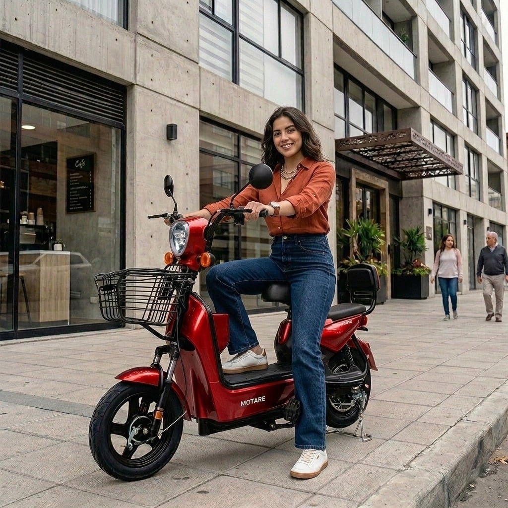 BICIMOTO ELECTRIC MOTARE FLASH 500W ROJO - 2