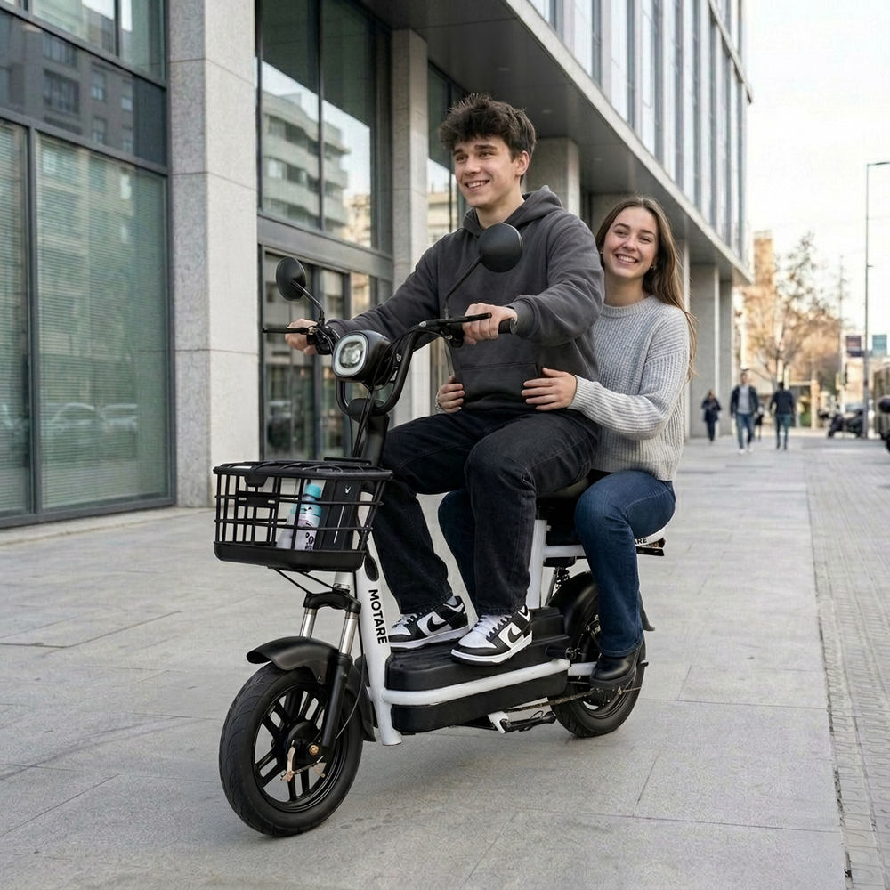 BICIMOTO ELECTRIC MOTARE HAPPY NEGRO - BATERÍA EXTRAÍBLE - 3