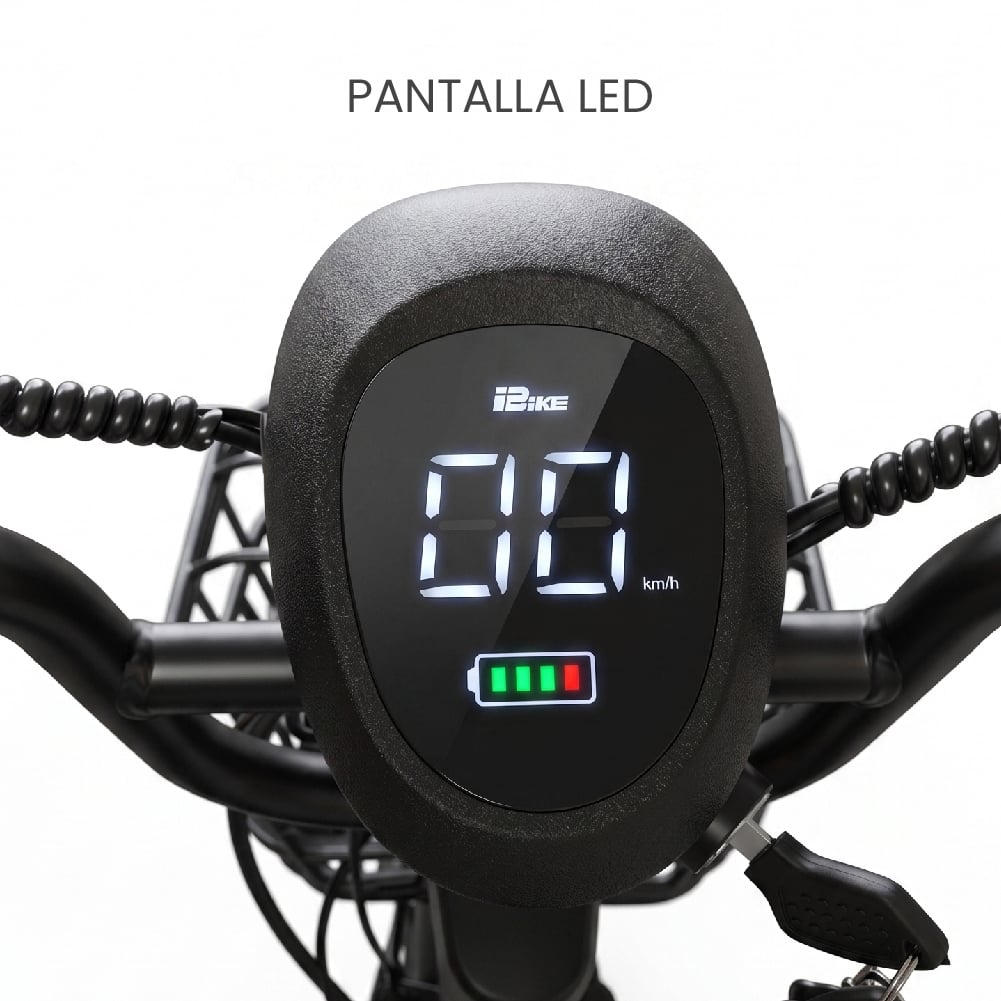 BICIMOTO ELECTRIC MOTARE HAPPY NEGRO - BATERÍA EXTRAÍBLE - 6