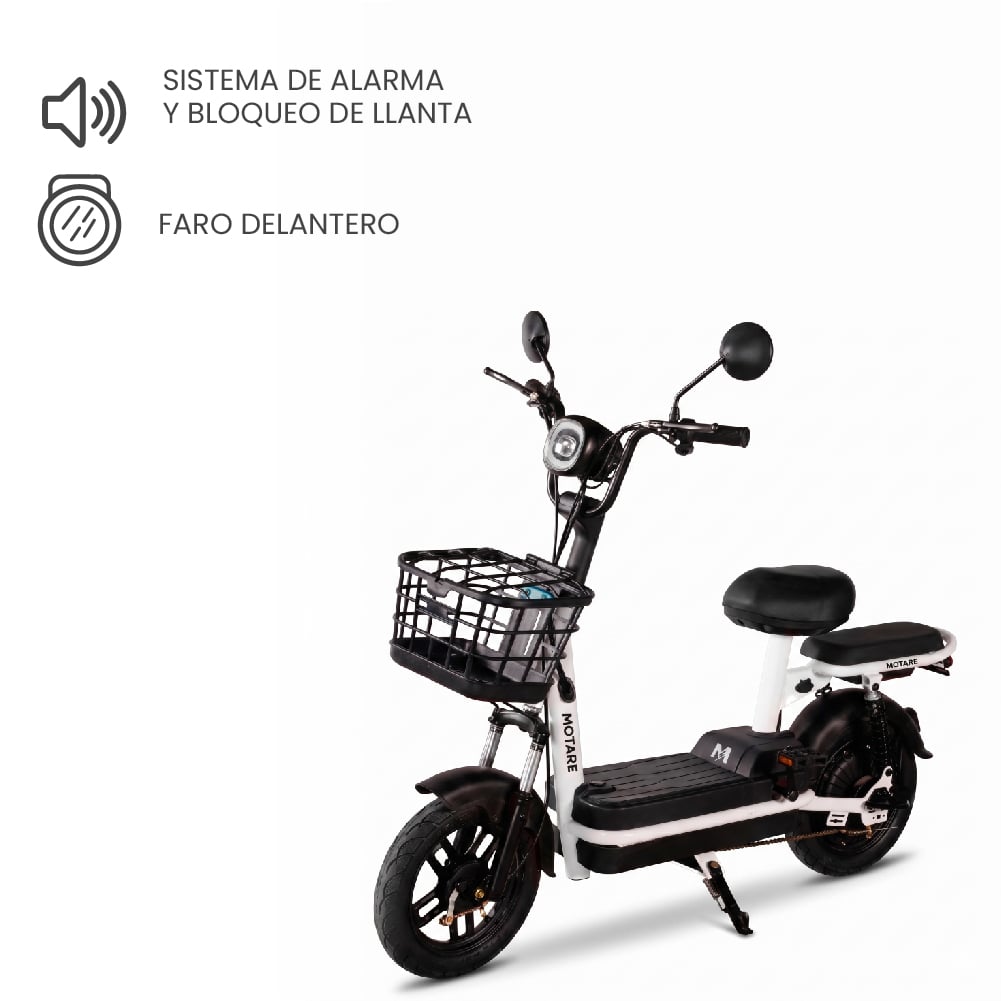 BICIMOTO ELECTRIC MOTARE HAPPY NEGRO - BATERÍA EXTRAÍBLE - 7