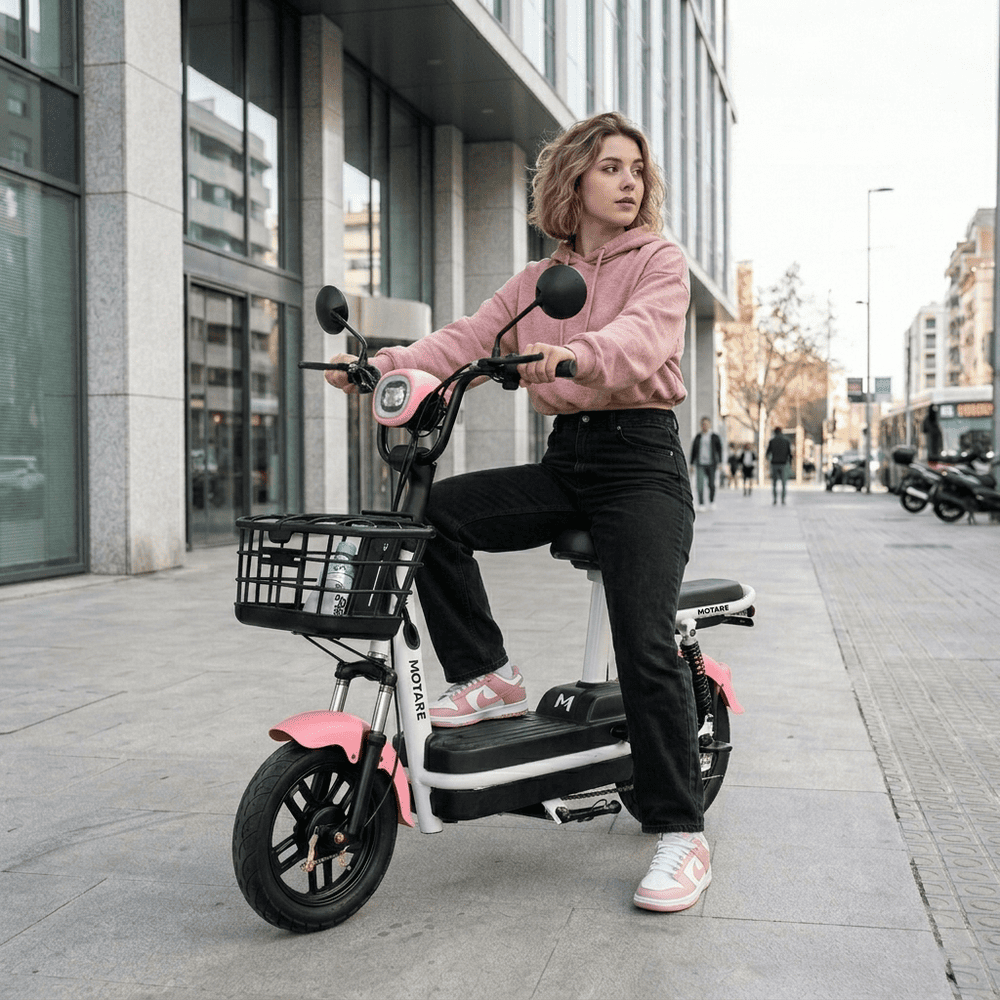 BICIMOTO ELECTRIC MOTARE HAPPY ROSADO - BATERÍA EXTRAÍBLE - 2