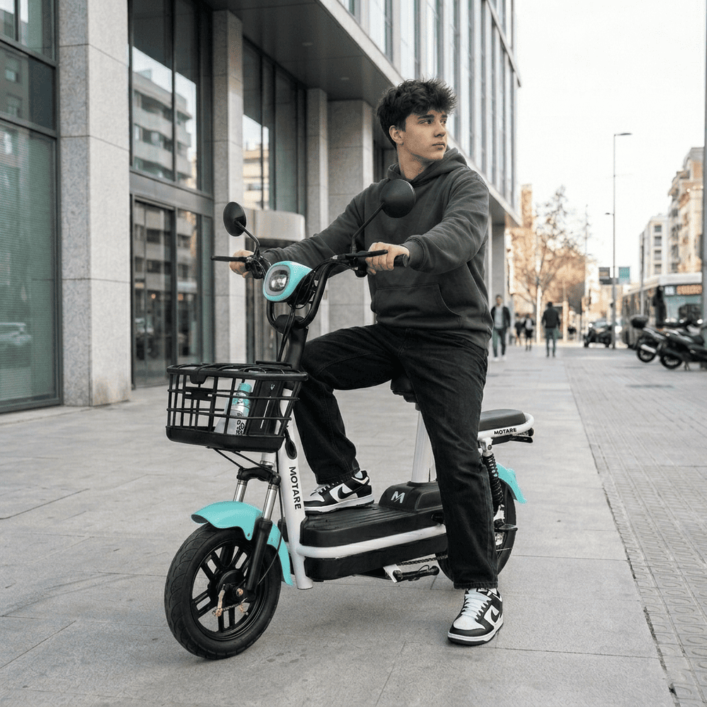 BICIMOTO ELECTRIC MOTARE HAPPY AZUL - BATERÍA EXTRAÍBLE - 2