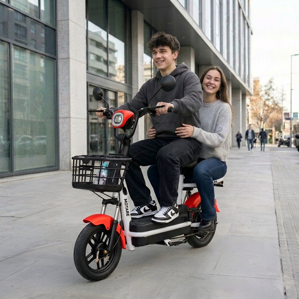 BICIMOTO ELECTRIC MOTARE HAPPY ROJO - BATERÍA EXTRAÍBLE - 3