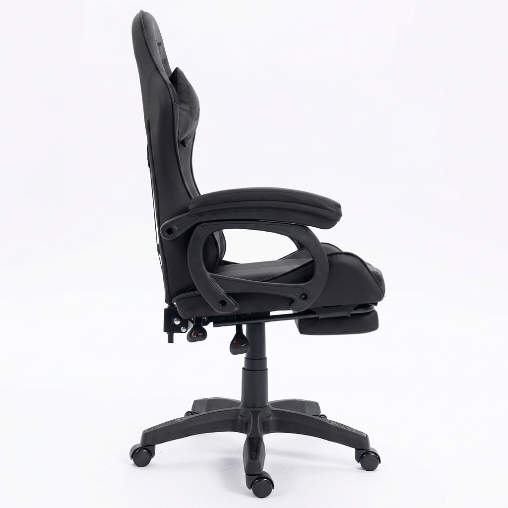SILLA GAMER RECLINABLE NEGRO SILLIUM - 5