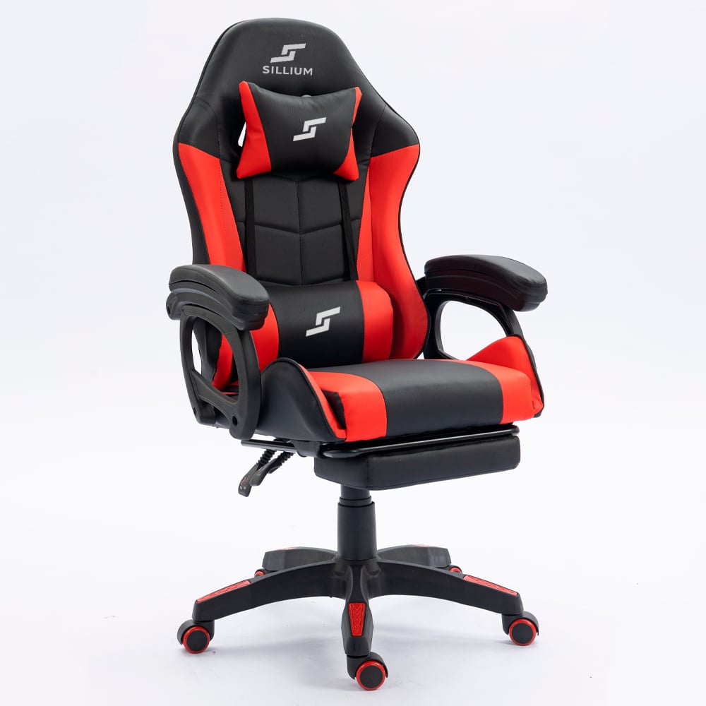 SILLA GAMER RECLINABLE SILLIUM ROJO - 2