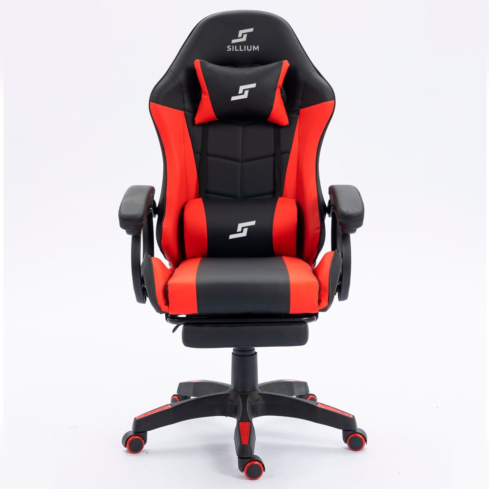 SILLA GAMER RECLINABLE SILLIUM ROJO - 3