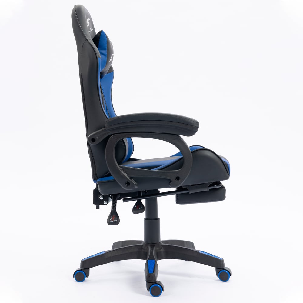 SILLA GAMER RECLINABLE SILLIUM AZUL - 4