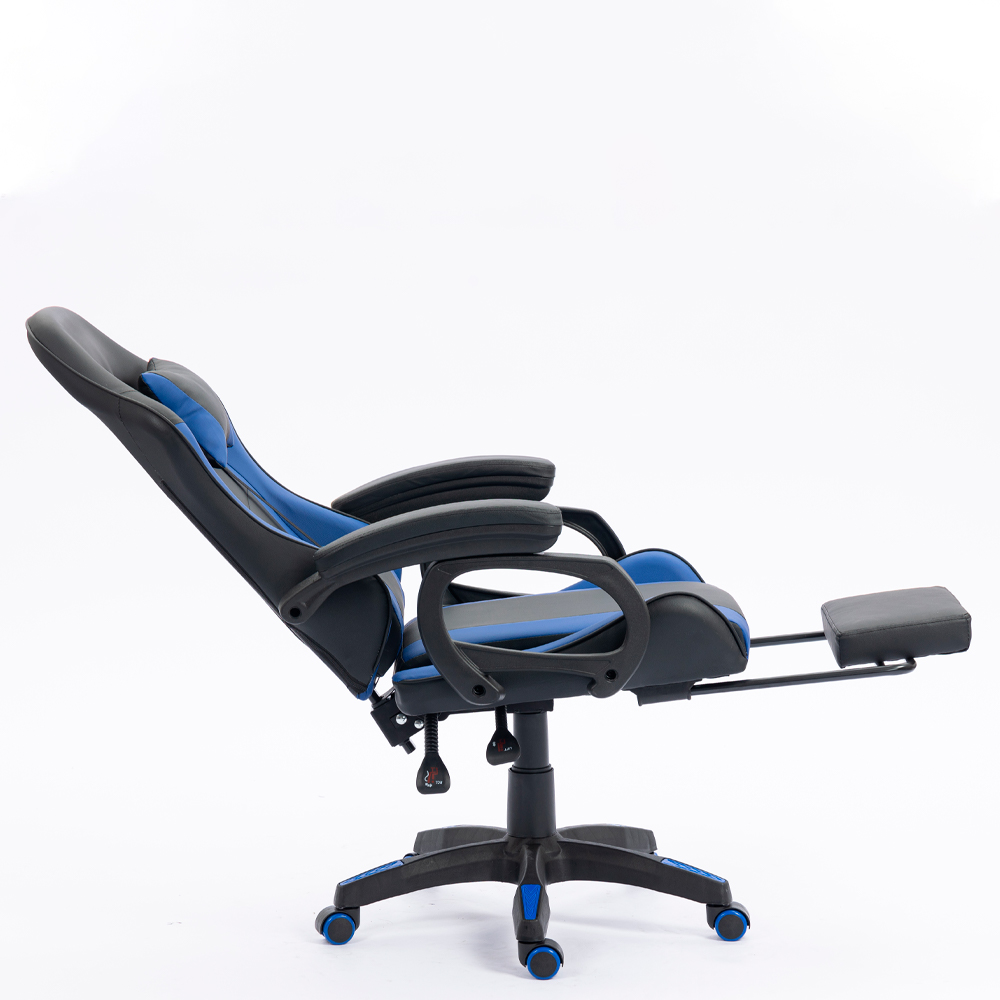 SILLA GAMER RECLINABLE SILLIUM AZUL - 6