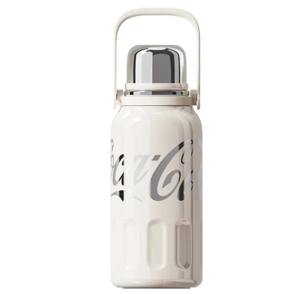 TERMO DEPORTIVO CON ASA COCA-COLA | 800ML BLANCO - 1