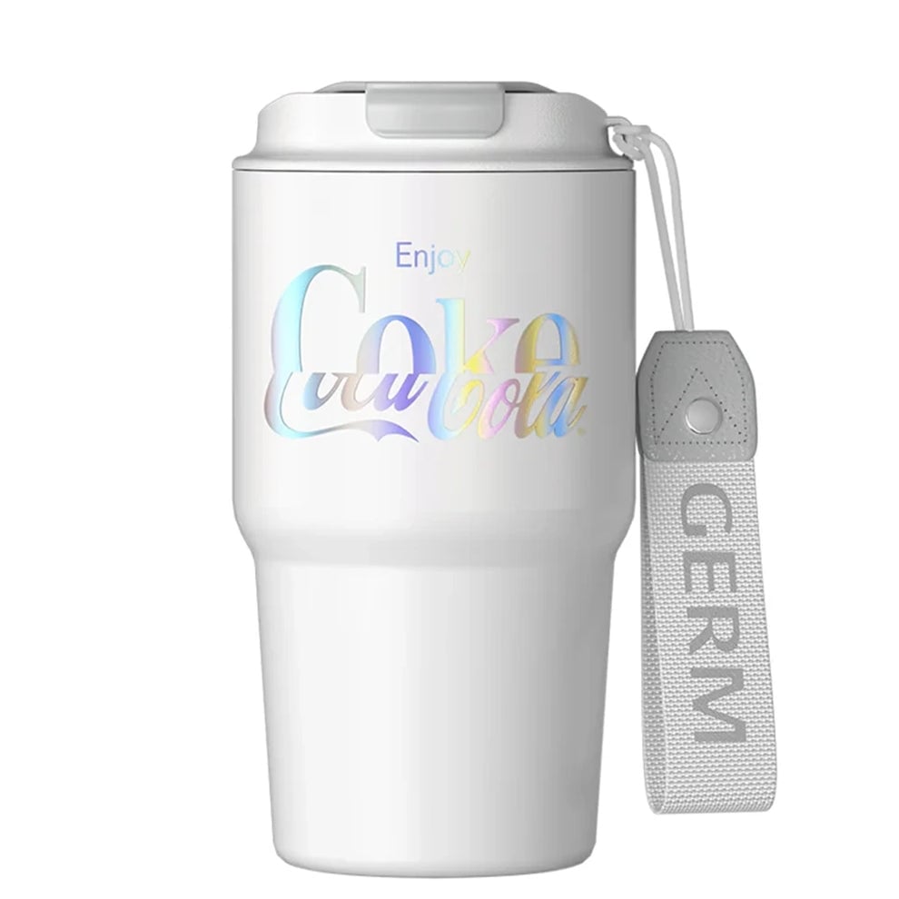 MUG TÉRMICO COCA-COLA | 590ML / 20OZ BLANCO AURORA - 1