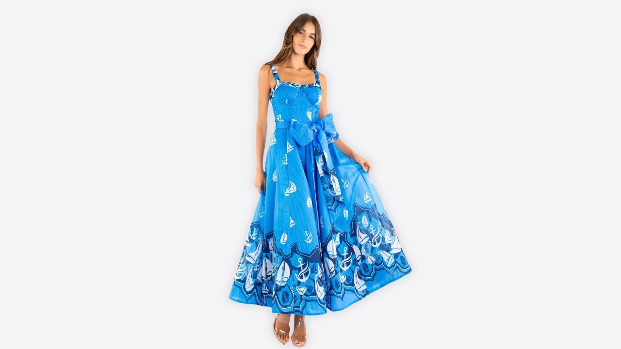 VESTIDO LARGO MIDI MUJER SARAH - 2
