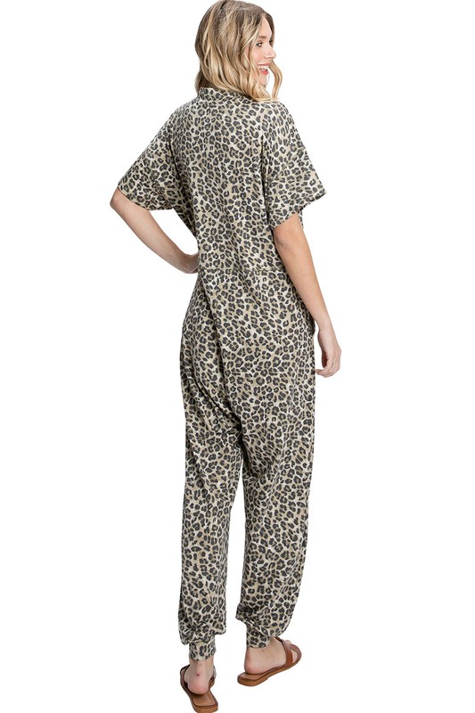 ENTERIZO ANIMAL PRINT RELAJADO MUJER - MARRON - 3