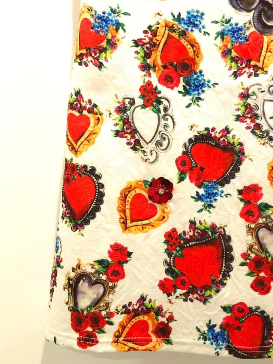 VESTIDO TUNIC CON ESTAMPADO Y BORDADO - 2