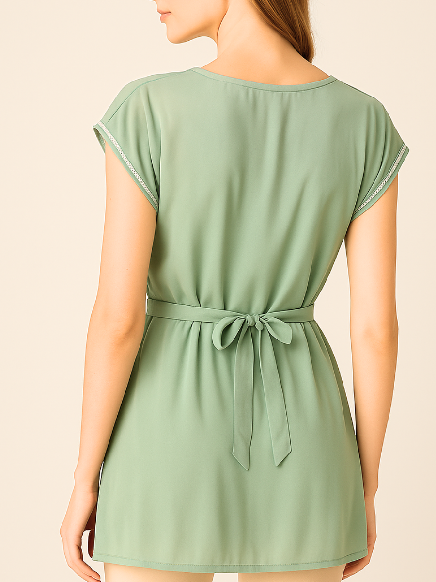 VESTIDO/BLUSA DE GASA CON LENTEJUELAS - 3
