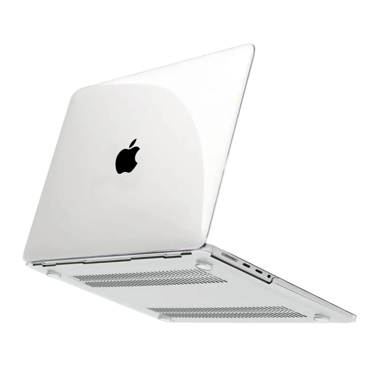 FUNDA CASE PARA MACBOOK AIR 13.6 ' M5 A3449 / M4 A3240/ M3 A3113 / M2 A2681 - TRANSPARENTE - 3