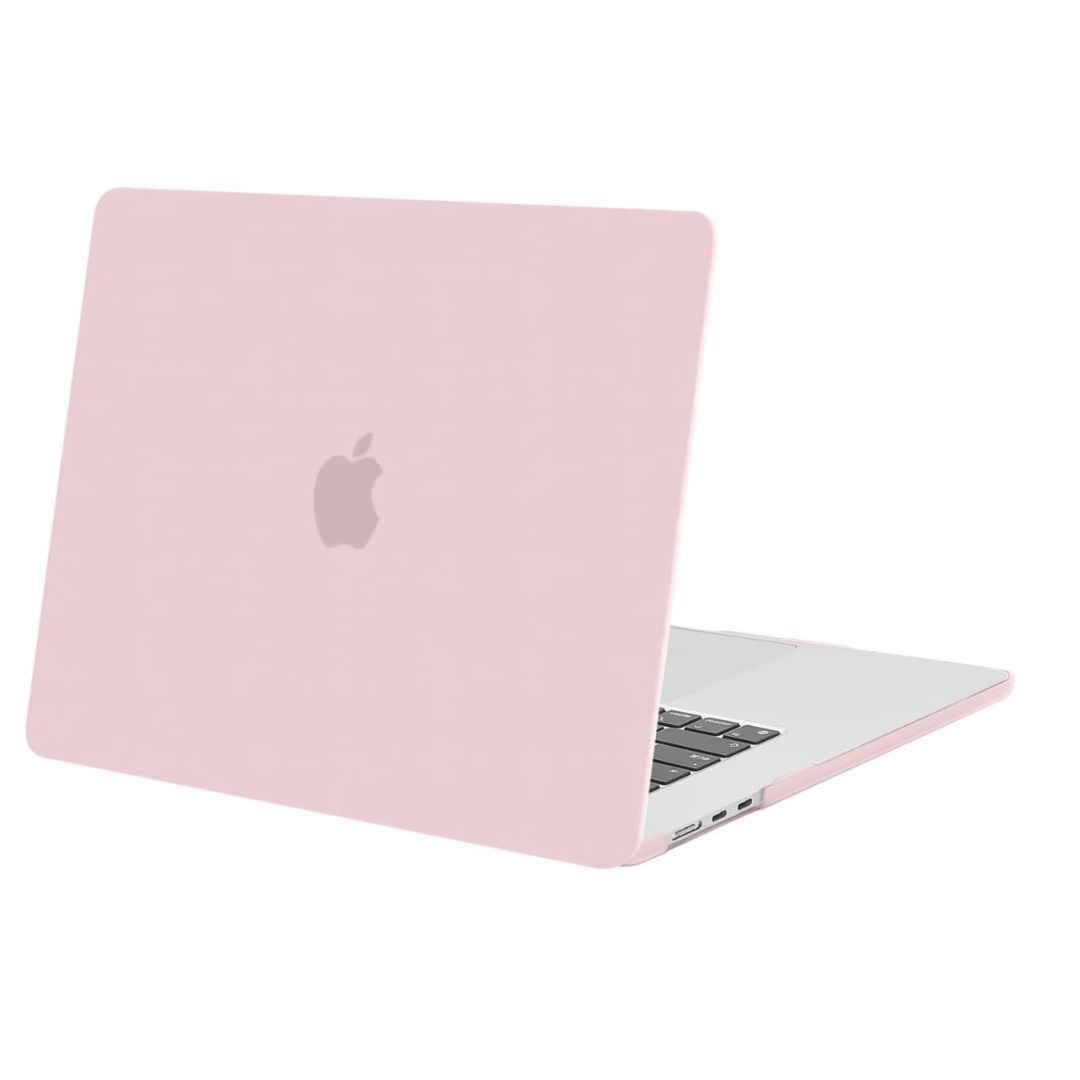 FUNDA CASE PARA MACBOOK AIR 13.6 ' M5 A3449 / M4 A3240/ M3 A3113 / M2 A2681 - ROSADO - 1